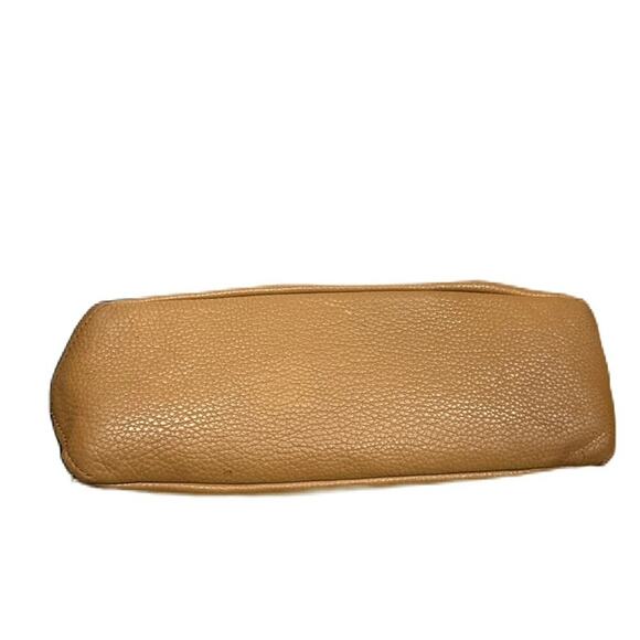 Coach 2Way Bag Abby Duffle Cognac Goldtone F31507 Leather Hobo + Crossbody Strap - Picture 10 of 15